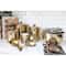 Hello Honey® Hammered Metallic Stainless Steel Bowls Set